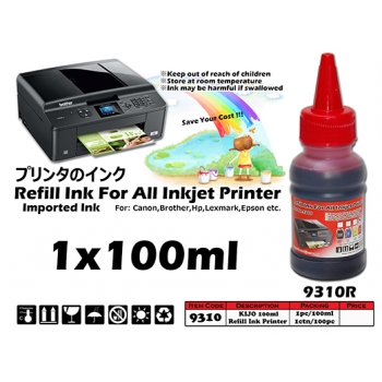 9310-Red KIJO Inkjet Printer Ink